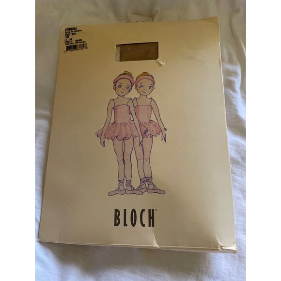 Bloch Endura Footless Tights For Children L.Tan CHM 88% Nylon 12% Spandex - Picture 1 of 12